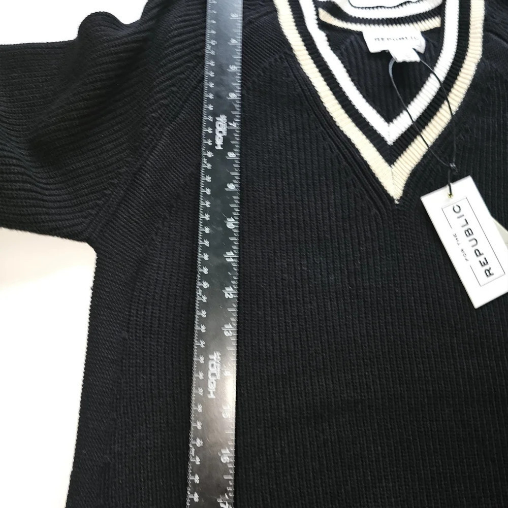 For The Republic Varsity Ribbed Sweater - Picture 6 of 10